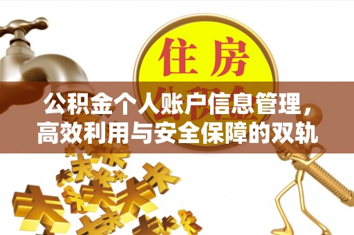 陇西公积金个人账户信息管理，高效利用与安全保障的双轨并行