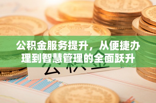 陇西公积金服务提升，从便捷办理到智慧管理的全面跃升