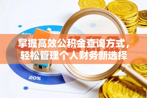 陇西掌握高效公积金查询方式，轻松管理个人财务新选择