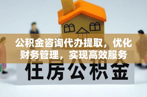 陇西公积金咨询代办提取，优化财务管理，实现高效服务