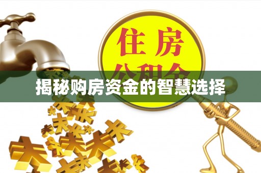 陇西揭秘购房资金的智慧选择