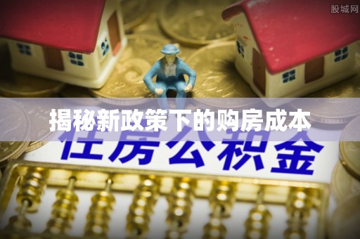 陇西揭秘新政策下的购房成本