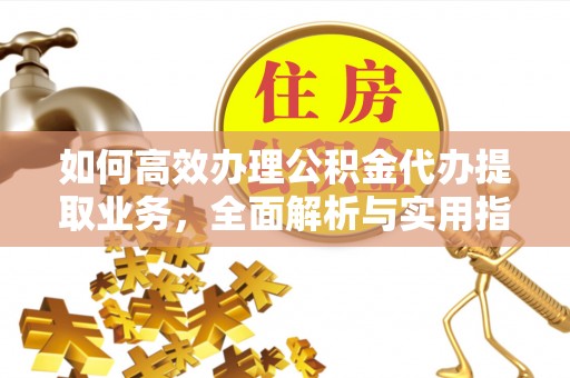 陇西如何高效办理公积金代办提取业务，全面解析与实用指南