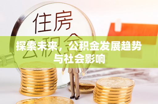 陇西探索未来，公积金发展趋势与社会影响