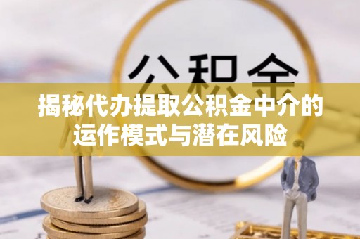 陇西揭秘代办提取公积金中介的运作模式与潜在风险