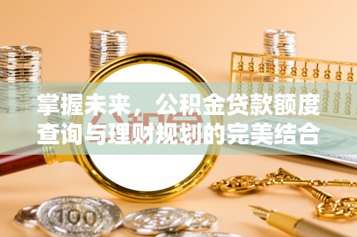 陇西掌握未来，公积金贷款额度查询与理财规划的完美结合