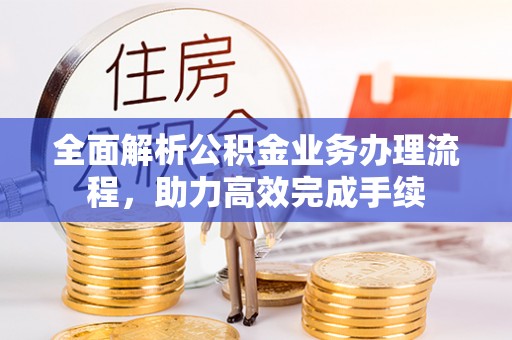 陇西全面解析公积金业务办理流程，助力高效完成手续