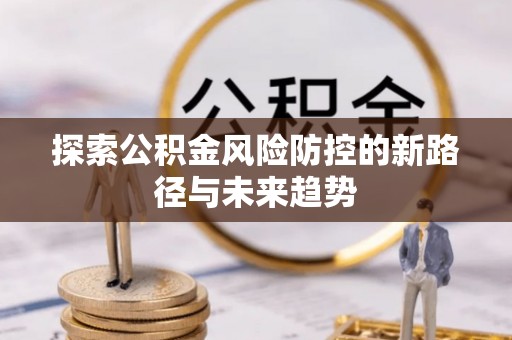 陇西探索公积金风险防控的新路径与未来趋势