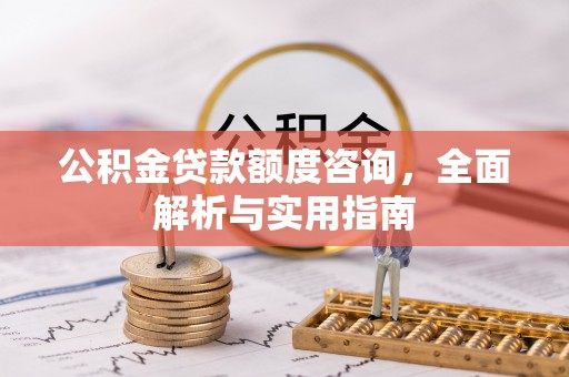 陇西公积金贷款额度咨询，全面解析与实用指南