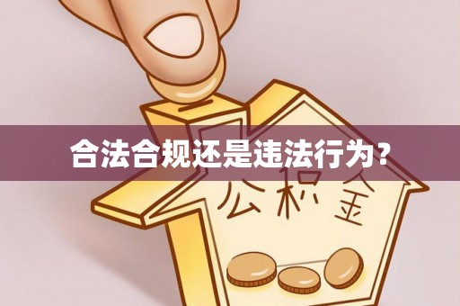 陇西合法合规还是违法行为？
