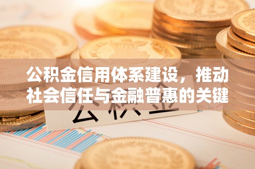 陇西公积金信用体系建设，推动社会信任与金融普惠的关键一步