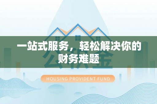 陇西一站式服务，轻松解决你的财务难题